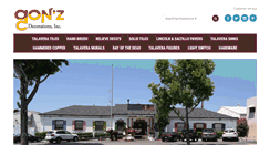 Desktop Screenshot of gonzdecorations.com